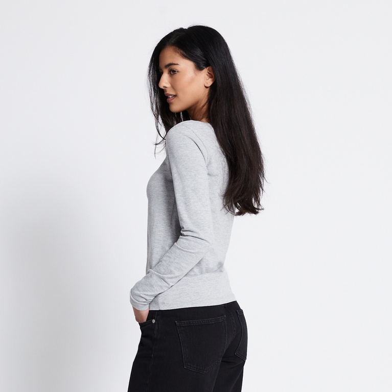 Basic long sleeve top "Fredrika"
